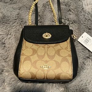 Coach Mini convertible backpack NWT
